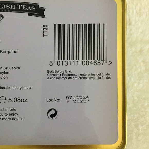 Traditional English Teas Vintage Victorian Tin 72 Bags 7.5 x 5 Tin - Picture 6 of 15